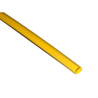 Schrumpfschlauch, (Rolle 200m),  2,4 / 1,2 mmØ / gelb