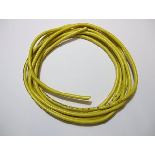 Silikon- Einzellitze / 2,5mm² / gelb / Typ"EG"