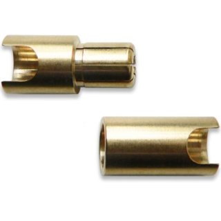 6mm Goldkontakt ST+BU geschlitzt (LMT) / 1 Paar